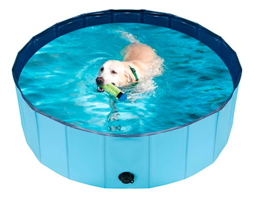 Piscina Plegable Para Mascotas - Perros 20*80 Cm