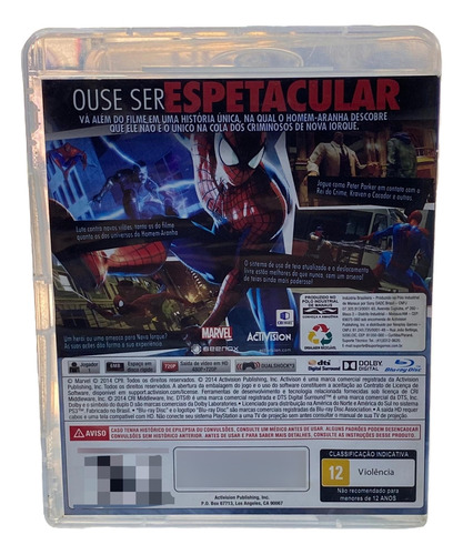 The Amazing Spider Man 2 - Ps3 Mídia Física (Usado)
