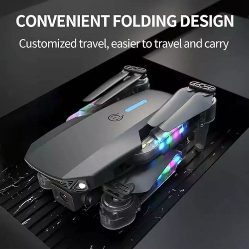 Drone Foldable E88d Max Con Cámara Y 1 Batería Gris