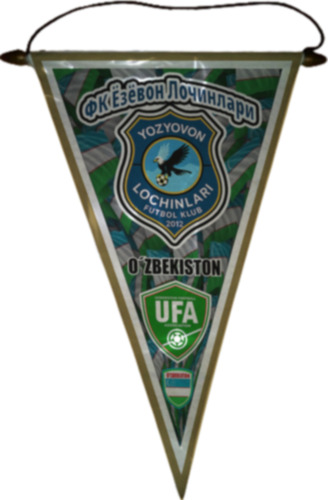 Banderin 37cm Full Color Futbol Uzbekistan Elegir Equipo Fk Yozyovon Lochinlari Fk Yozyovon Lochinlari