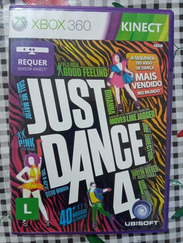 Just Dance 4 Xbox 360 Original Em Midia Fisica