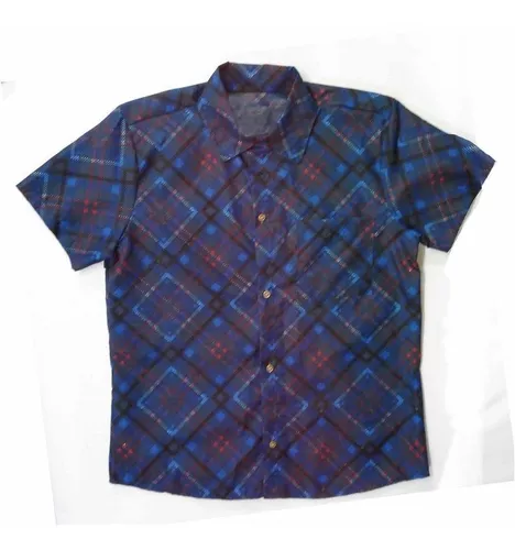 Camisa Xadrez Azul - Toda Encanto