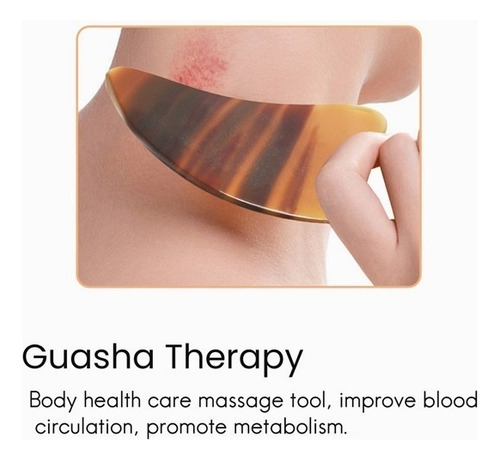 Tabla Raspadora De Cuerno Natural Tabla Gua Sha Spa Ferram