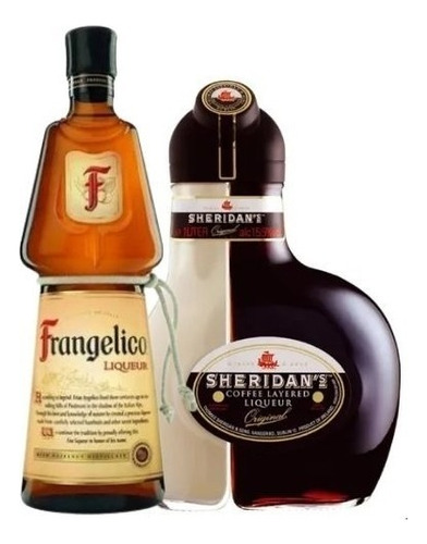 Licor Sheridans Crema Y Café + Frangelico Avellanada