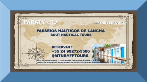Imagem 4 de 4 de Lancha Mtn By Ff Tours Em Paraty Rj
