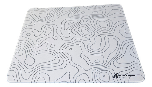 Mouse Pad Esports Attack Shark 40x45mm - Alta Performance Branco Fnatic
