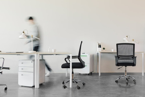 Imagen 5 de 7 de Silla Escritorio De Oficina Ergonómica Negro Habilis / Fn3b