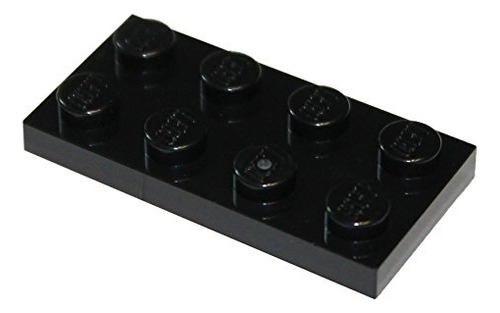 Piezas Y Piezas De Lego: Placa Negra 2x4 X20