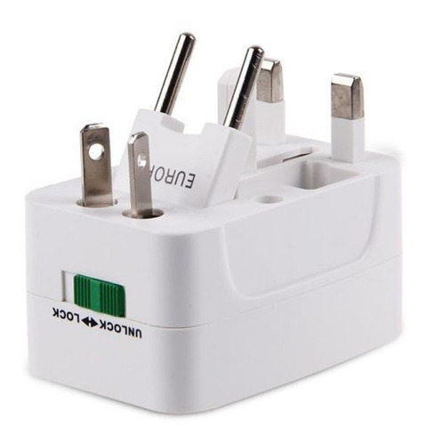 Imagen 6 de 10 de Adaptador Enchufe Ac Viajero / Convertidor Universal Europa