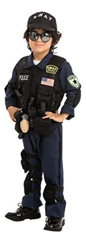 Disfraz De Policía Swat Para Niños, Cosplay De Halloween, Of