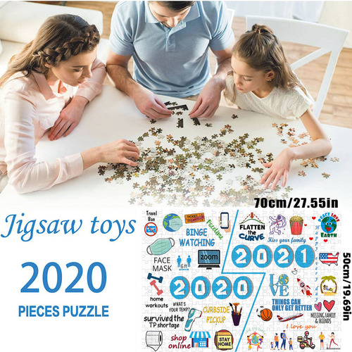 Puzzle De Papel Puzzle De Año Nuevo 2020 Home Parent Child