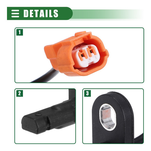 2 Sensor Velocidad Abs Para Honda Accord 2003-2007 Front