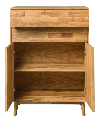 Imagen 6 de 10 de Cómoda En Madera Natural 100% Maciza Roble Ref: Maciza51
