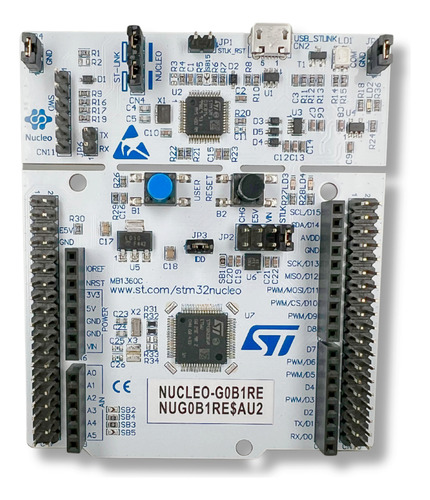 Placa De Desenvolvimento G0b1re Stm32 Nucleo64 Stm32g0b1re