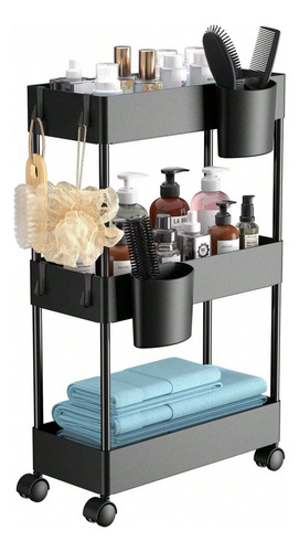 Albertech Carrito Organizador 3 Niveles Estante Ruedas Carro