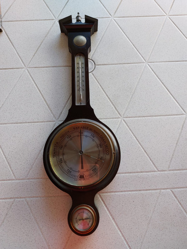 Barómetro, Termómetro E Higrómetro De Pared Huger (Usado)