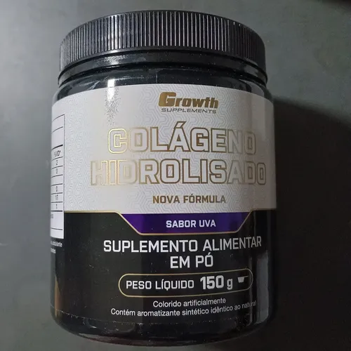 Colágeno Hidrolisado (150g) Growth Supplements Sabor Uva