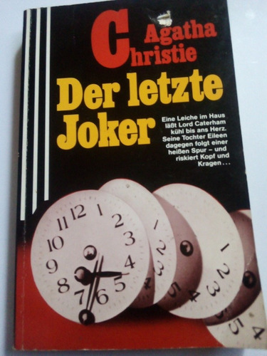 Libro Agatha Christie En Alemán Der Letzte Joker