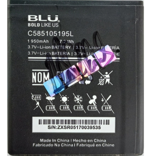 Bateria Pila Blu Win Jr W410 S410 S410u C585105195l