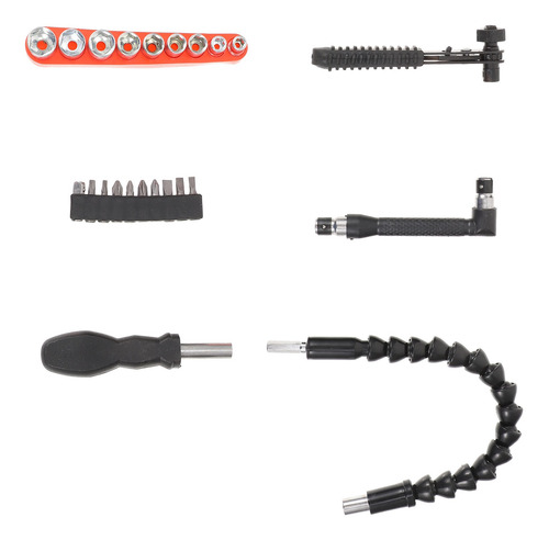 Imagen 3 de 8 de 1 Juego De Brocas Kit De Destornillador De Eje Flexible Para