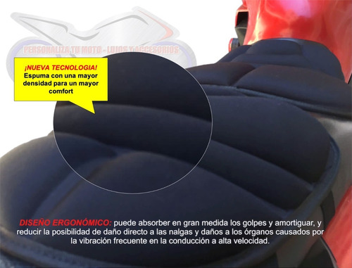 Cojines Acolchados Para Viaje Moto (nueva Tecnología)