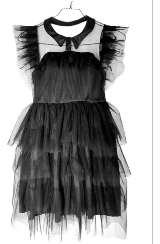 Vestido Disfraz Merlina Refan. Ideal Halloween!!