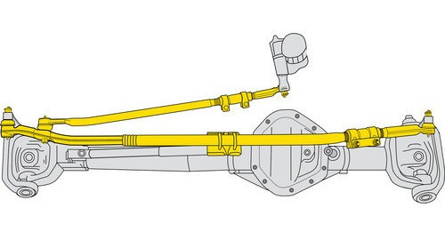 Ensamble Varillaje Direccion Moog Dodge Ram 3500 09 Al 10