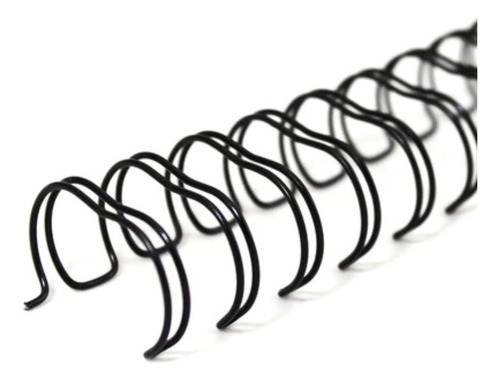 Bobina Wire-o 2x1 Preto 3/4'' Para 140 Fls 8.000 Anéis