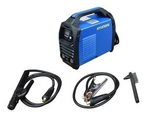 Máquina De Soldar Inversoras 200amp 110/220 Hyundai Hhma200d Color Azul