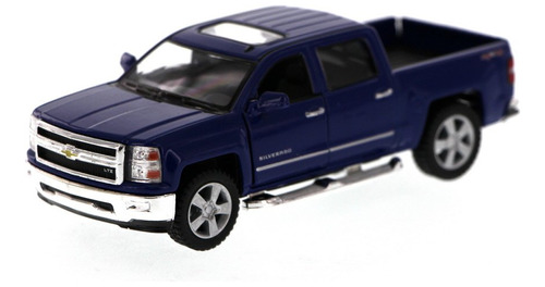 Chevy Silverado 2014 Ltz Crew Cab 4x4 Escala 46 Modelo Metal