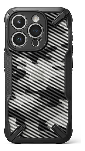 Funda Ringke Fusión X Para iPhone 15 Pro Max Camuflado