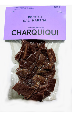 Charquiqui Vuelve! 125g A Granel Pastura Sal Marina Peceto