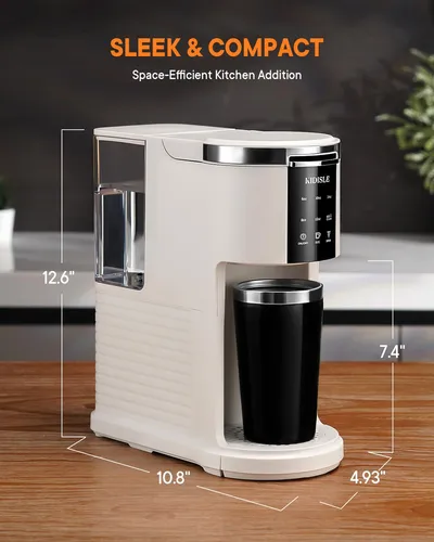 Cafetera 3 En 1 Para Cápsulas Y Café Molido 40 Oz