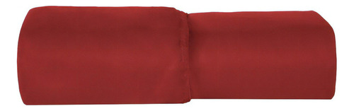 Lençol Avulso Cama Box Solteiro Com Elástico 400 Fios Luxo Cor Vermelho Desenho Do Tecido Liso