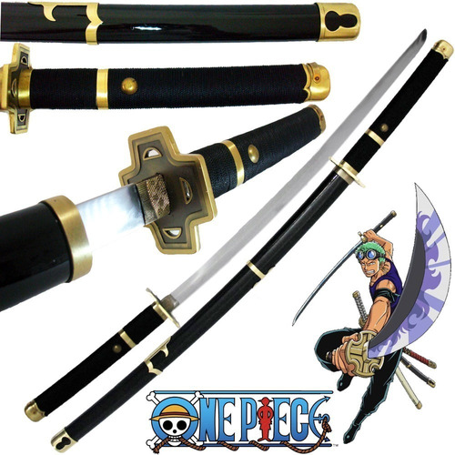 Espada Katana Anime One Piece Roronoa Zoro Yubashiri Cosplay