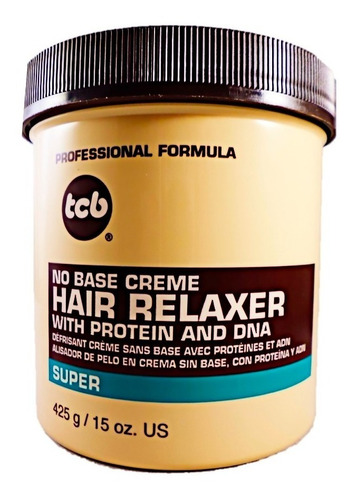 Hair Relaxer Tcb Super Crema Alisador 425 Gr Con Proteinas