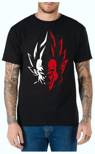 Remera Dragon Ball Z Vegeta Lobo Anime/manga - Full Vinil