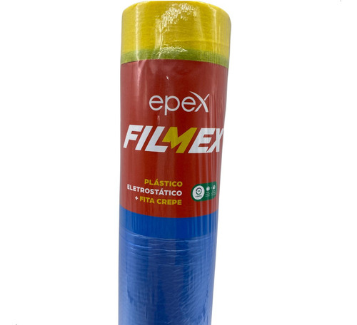 Filmex Filme Eletrostático+fita Crepe Azul 2,4x20mts  Epex 