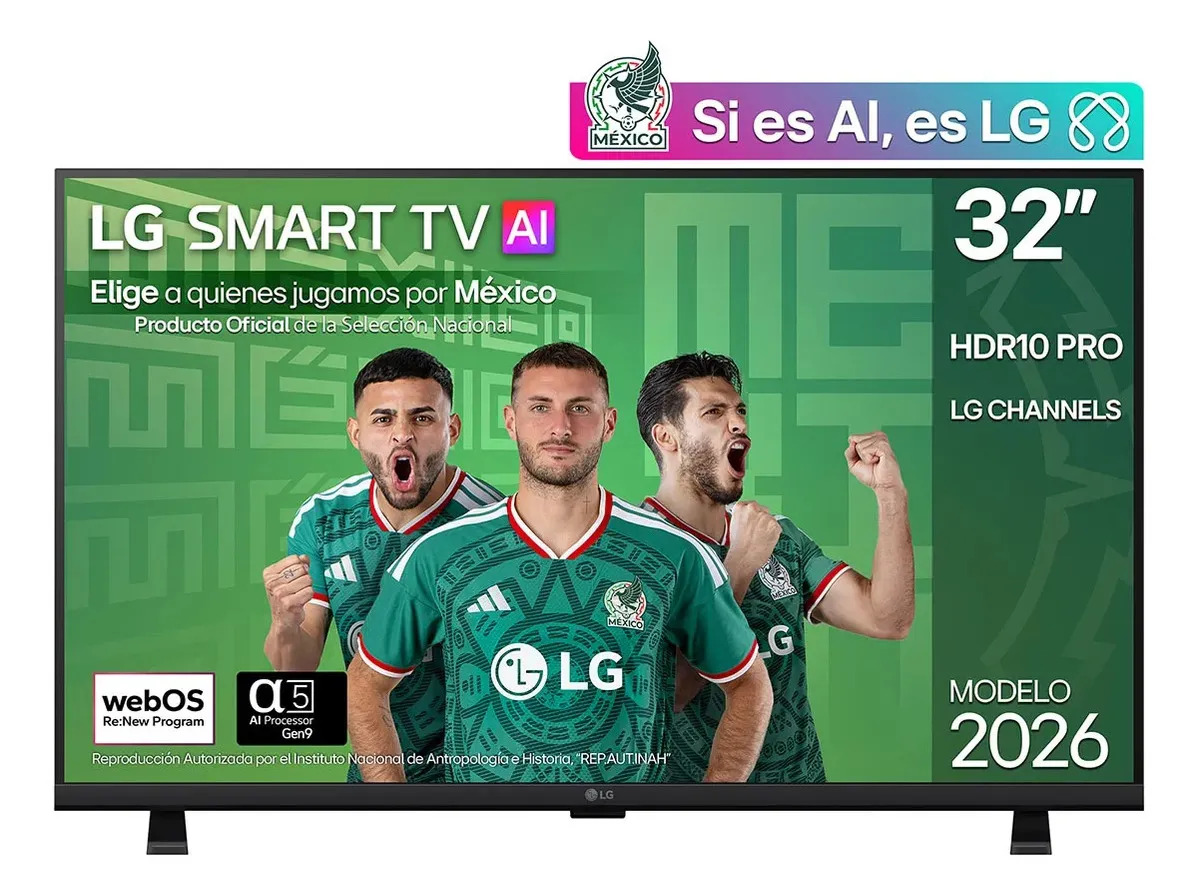Pantalla 32 Pulgadas LG Smart Tv Ai 32LB660BPSB Webos 2026