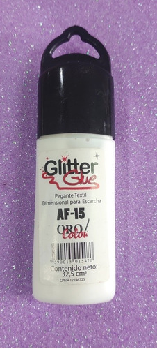 Bordado Líquido Glitter Glue Pega Escarcha Textil Oro Color 