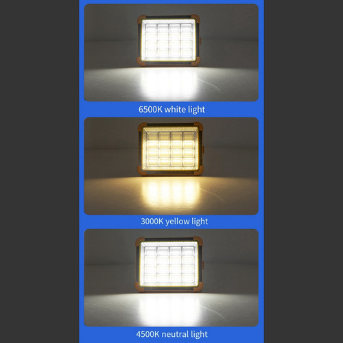 Luz De Camping Recargable De 6000 Mah, 1500 Lm, 288 Led Camp