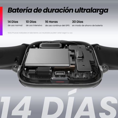 Reloj Inteligente Amazfit Smartwatch Active Midnight Black