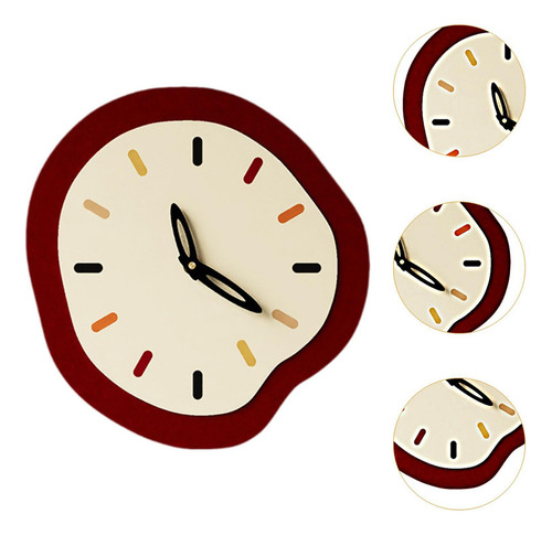 Reloj De Pared Decorativo, Fácil De Colgar, 28,5 Cm X 30 Cm