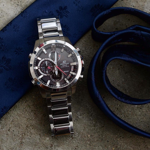 Reloj Casio Edifice Solar Bluetooth Luz Ecb-500d-1a Original