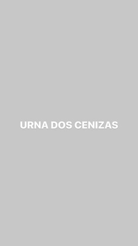 Urna Dos Cenizas