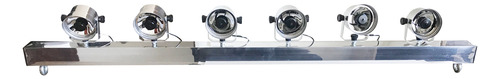 Vara Elet 1,25 Mt C/6 Tx De Led Branco Quente Volt Branc