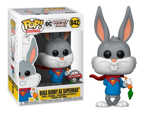 Funko Pop Bugs Bunny As Superman Dc Looney Tunes