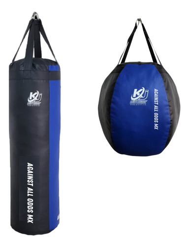 Saco De Boxeo 120cm Publico Y Bola Upper 25kg Costal De Box