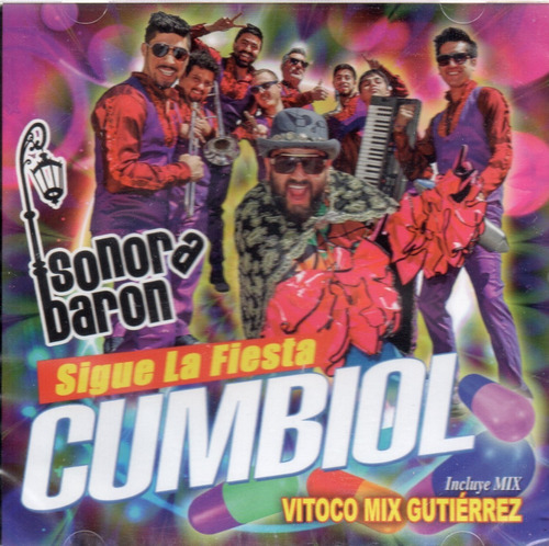 Sonora Barón: Sigue La Fiesta Cumbiol ( Cd Nuevo Y Sellado)