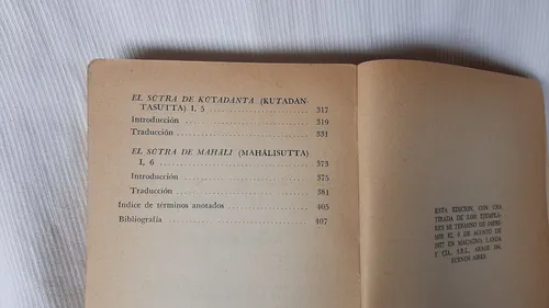 Dialogos Mayores De Buda Digha Nikaya Monte Avila (Usado)